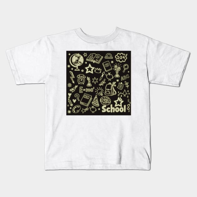 Kids Art Kids T-Shirt by GLStyleDesigns